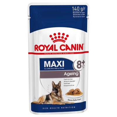 Hrana umeda Royal Canin Maxi Ageing Plicuri 10x140g